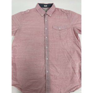 Colours by Alexander Julian Shirt XL Short Sleeve Pink Button Down